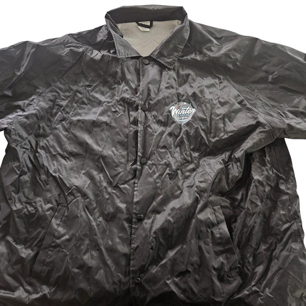 Seattle Kraken Jacket Mens 3XL Black‎ NHL Hockey Winter Classic 2024 Lined
